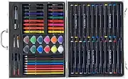 zolyet 64PCS Painting Supplie Drawing Kit with 24 Colors Markers for Wood Pencil Sketching Pencils Art Sketch PaintCeramic Art & DIY Projects with Carrying Case for Children Multicolor