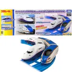 PLARAIL 鐵道王國 珍重再見 E4系新幹線MAX & E7系上越新幹線(朱鷺色) TP18640