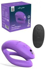 We-Vibe Sync O 3.1" Adjustable Couples Vibrator with App & Remote Control