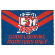 Sydney Roosters NRL Doormat for Home Man Cave Bar BBQ