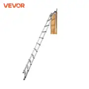 VEVOR Attic Ladder Telescoping 350-Pound Capacity Multi-Purpose Aluminium Extens