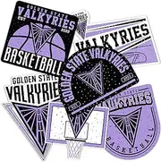 Desert Cactus Golden State Valkyries Stickers WNBA Women's National Basketball Association Officially Licensed Vinyl Decal Laptop Water Bottle Car Scrapbook (Type 2-3)