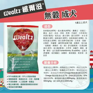 【松寶館】Wealtz 維爾滋 ∣嚐鮮包∣ 40g 天然無穀犬飼料 韓國品牌飼料 寵物飼料 狗糧 (6折)