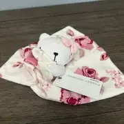 Modern Moments Bear with Roses & Pink Underlay Lovey