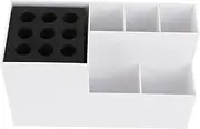 Happyyami Hairdressing Tool Storage Organizer Durable Scissors Box for Home Salon Use Stylish Design for Organizing Hairdressing Tools present for Barbers
