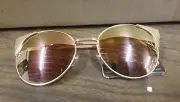 Panama Jack Polarized 100% UVA-UVB Protection,Rose Gold Sunglasses for Women