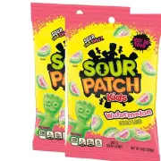 Sour Patch Kids Sweet and Sour Candy Watermelon, 8-Ounce Bag, Pack of 2