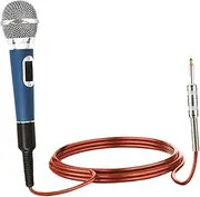Vaveren Wired Microphone Metal,Portable,Dynamic Microphone Lightweight for Singing Stage Professional for Stage Performance Singing, Blue