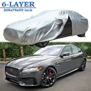 For Jaguar XF XJ Outdoor Full Car Cover Water UV Snow Rain Dust Proof w/ Zipper (for: Jaguar)