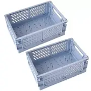 Small Storage Baskets, Plastic Stackable Storage Box Desktop Storage Organizers