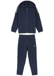 Emporio Armani Kids Logo Jersey Tracksuit (4-12 Years) - Navy - 06YR (6 Years) 06YR (6 years)