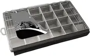 Waterproof Tackle Box | Leakproof Angling Lures Storage - Lightweight Adjustable Dividers Tackle Lures Box for Saltwater and Freshwater Fishing