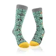 Cats in 3D Women's Crew Socks Size 9-11 Sock Panda Novelty Fashion New