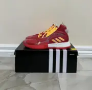 Adidas Men's Zoneboost Basketball Shoes Red/Solar Gold/Cloud White NEW Size US10