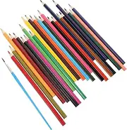 PHENOFICE Rainbow Pencils for Artists 24 Pencils Pre-sharpened for Classroom Prizes