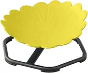 Kids Swivel Chair, Sensory Swivel Chair Non Slip Rotating Stool for Boys Girls Improve Balance Improve Reaction Seasickness, Yellow