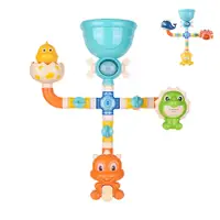 在飛比找PChome24h購物優惠-【Mesenfants】洗澡玩具 管道吸盤轉轉樂 兒童戲水花