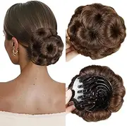HANNE Hair Chignon Pony Tail Bun Artificial Synthetic Tress Claw In Ponytail Hair Extension Women's Hairpiece (2/30#)