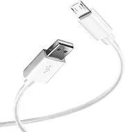 [PREMIER ADAPTER] Micro USB Charging Data Cable for Android Smart Phone Samsung Huawei LG White [PZA0]