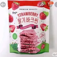 在飛比找蝦皮購物優惠-韓國 三光 草莓板狀巧克力 薄脆巧克力片80g 已開封 20