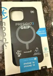 Speck Presidio2 Grip Series Case for Apple iPhone 14 / iPhone 13 - Black NEW