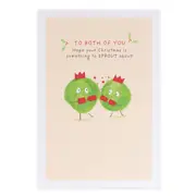 Hallmark Christmas Card For Both Of You - Brussel Sprouts