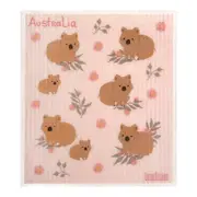 RetroKitchen Compostable Sponge Cloth - Wombats | Flora & Fauna AU