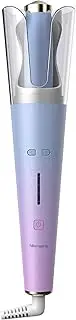 Curling Wands Multi-Automatic Hair Curler Anti-Perm Hair Curling Iron Ceramic Rotating Hair Waver Magic Curling Wand Irons Hair Styling Tools bluepurple