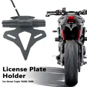 License Plate Holder Rear Tail Tidy Fender For Street Triple 765RS 765R 765S