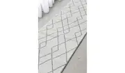 Prince Grey Tribal Diamond Hallway Runner