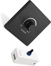EUIOOVM Constant Resistance Tuning Switch - Reliable Dimming Solution For 12-24V Lights Moderate Size To Fit Control Panel
