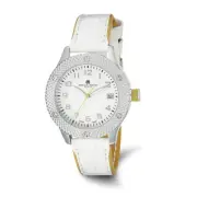 Ladies Charles Hubert Stainless Steel Silver-Tone Dial Watch XWA5494
