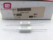 (25 pcs) TUM3J390 Ohmite, 3 Watt 390 Ohm 5%, Cement Filled, Ceramic Resistor