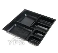 在飛比找樂天市場購物網優惠-8080 B-1 分格內襯盒(黑/白)(PP) (便當/餐盒