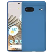 MCC Google Pixel 7a 5G Soft Liquid Silicone Shockproof Case Cover [Dark Blue]