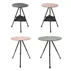 Camping Table Aluminum Alloy Outdoor Table Telescopic Adjustable Round Table