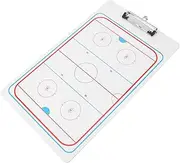 Yardwe Ice Hockey Board Reusable Match Hockey Clipboard Match Board Training Board Board for Game Planning Match Home Plate Softball Competition Board PVC