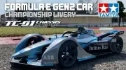 Tamiya 58681 1/10 RC 4WD Car TC-01 Chassis Formula E GEN2 Car Spark SRT05e Kit