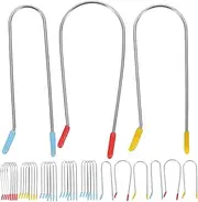 NULYLU 1 Set Curler Roller Clamp Hair Curlers Rollers Assorted Hot Roller Clips Curler Roller Replacement Clips Pins for Hot Rollers Hot Roller Clips Replacements 304 Stainless Steel