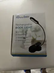 iGoober LED Book Light With Flexible Clip USB Rechargeable Lamps