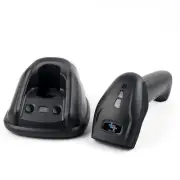 Cordless Wireless Barcode and UPC Code Scanner/Reader with Stand-up Base/Crad...
