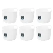 6x Boxsweden Decor 3L Flexible Round Tub Storage Basket Home Organiser Asst