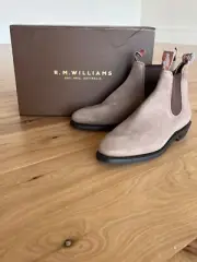 BRAND NEW LADIES 'RM WILLIAMS' ADELAIDE SUEDE LEATHER BOOTS SZ 10 - $690