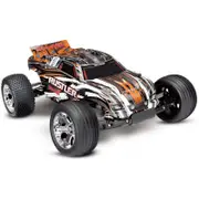 The Traxxas Rustler XL-5 1/10 2WD Stadium Truck - Orange