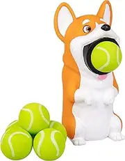 Hog Wild Corgi Dog Popper Toy - Shoot Foam Balls Up to 20 Feet - 6 Balls Included - Age 4+