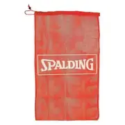 Spalding Ball Bag,24 in W,Red 8361S Spalding 8361S 0028914292441 Polyester Red