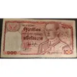 早期泰國舊版鈔100元（收藏家必備）