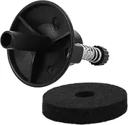 LIGHTAOTAO 1 Set Drum Cymbal Stand Sleeves with Felt Pads and Plastic Mount Bracket for Stable Support Durable Drum Accessory and Musicians the Go