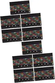 Totority 2sets Beginner Guitar Trainer Fretboard Notes Stickers Acoustic/electric/classical Guitar 5pcs*2