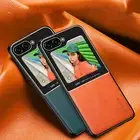 Shockproof PU Leather Lens Protect Back Case For Samsung Galaxy Z Fold 6 5 4 3